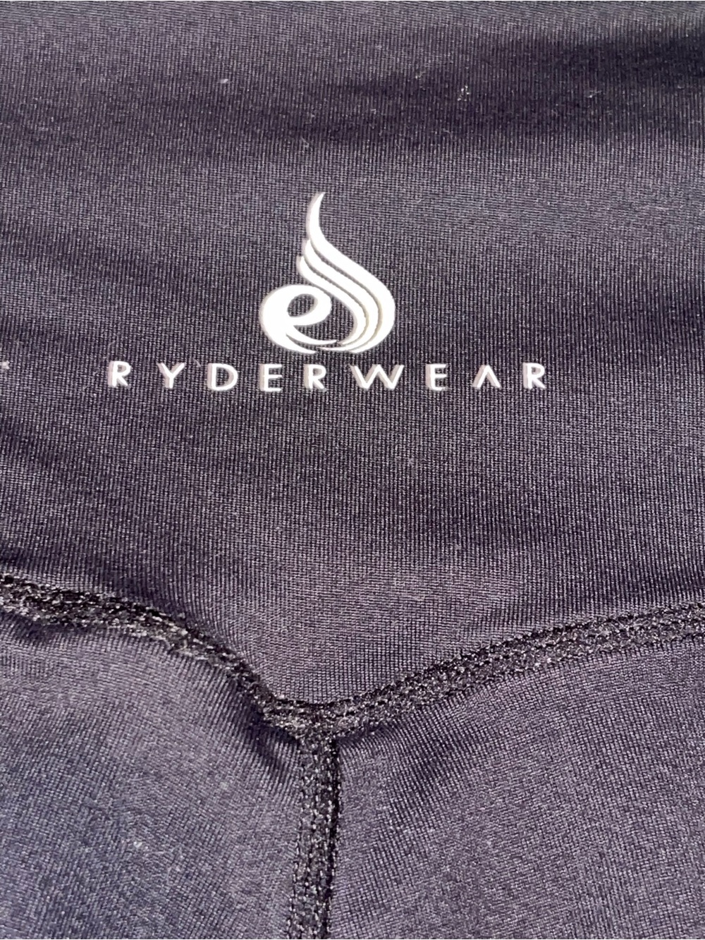 Ryderwear High-Waist Black Women's Active Shorts - Picture 4 of 6